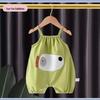 Baby Summer Cartoon Suspender Romper Onesie - Lightweight Newborn Clothes