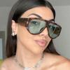 Легкие Удобные Прочные Высококачественные Стильные Премиальные Вневременные Ретро Авиаторы Женские Солнцезащитные Очки Цельные
