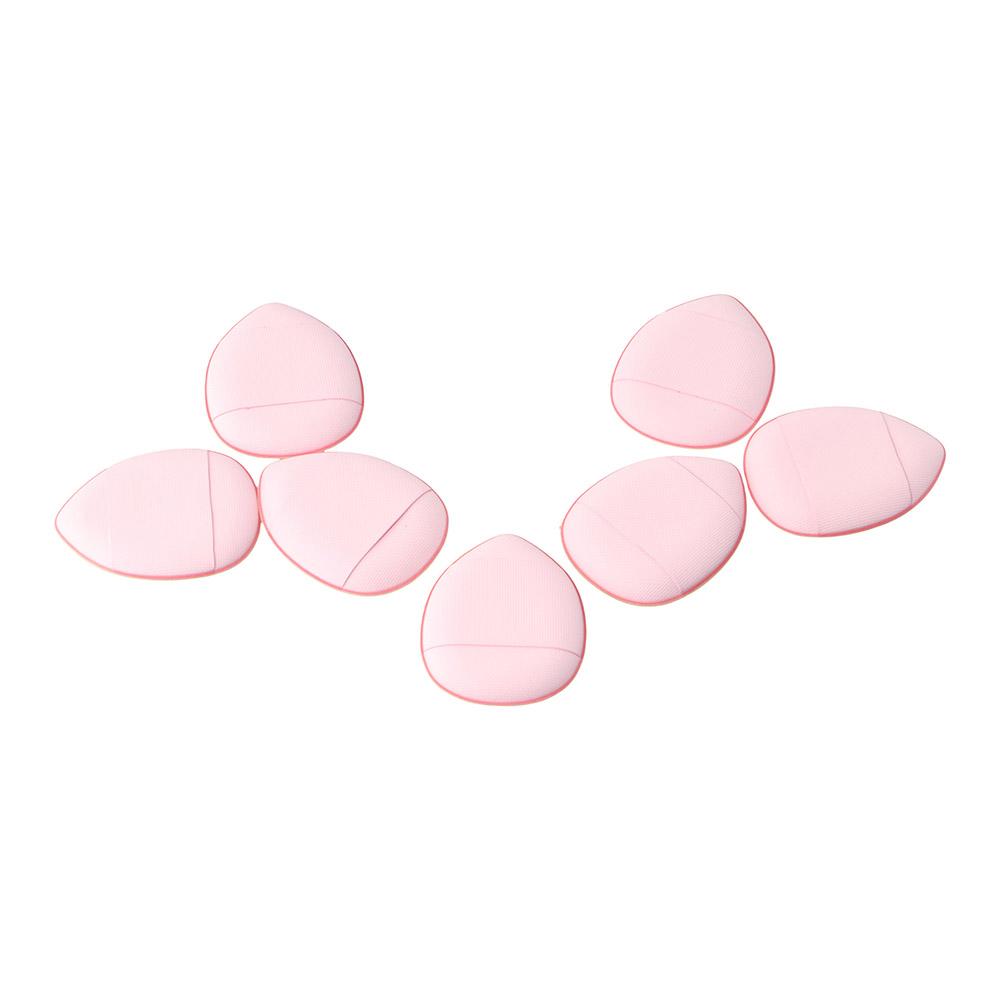 Сухие Влажные Двойного использования Румяна 7 шт. Мини Пальчиковый Пуф Спонж для макияжа Палец Пуф для Воздушной Подушки Косметический Пуф