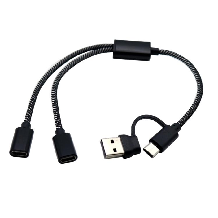 USB + Type C к OTG Многопортовые хабы Кабель-разветвитель для планшета, мыши, клавиатур, USB Type C адаптеры, конвертеры