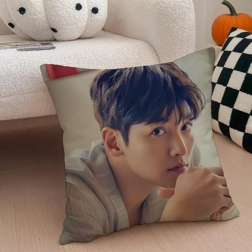 Чехол для подушки JJi Chang wook Чехол для декоративной подушки Скрытая пуговица Прочный полиэстер Подушка на стул