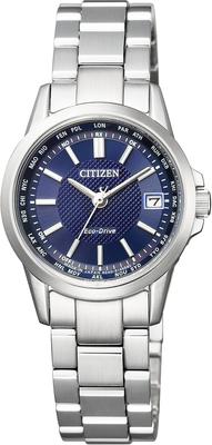 Часы Citizen Collection Radio Direct Flight Hand Display Pair Model Silver Eco-Drive EC1130-55L