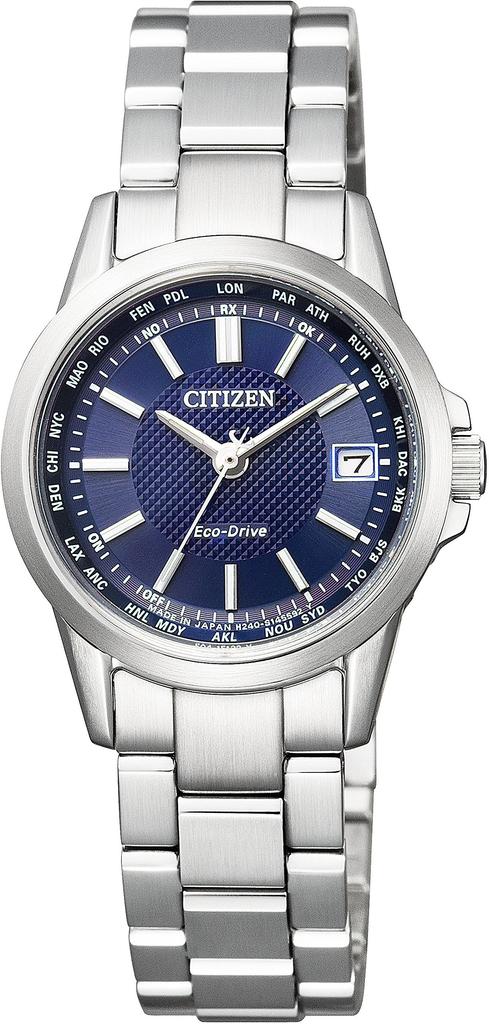 Watch Citizen Collection Radio Direct Flight Hand Display Pair Model Silver [Citizen] Eco-Drive EC1130-55L