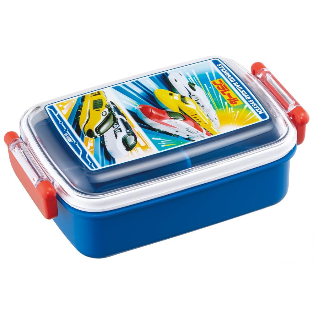 Skater Lunch Single Domed Plarail Made in Japan Kids' Box, Tier, 450ml, Design, 24, Antibacterial, (RBF3ANAG-A)