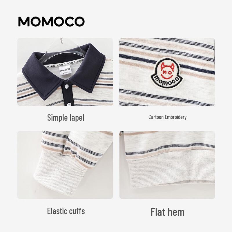 Повседневная толстовка с длинным рукавом для мальчиков MOMOCO