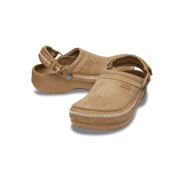 Crocs Классические Удобные Ретро Низкие Повседневные Кроссовки Унисекс Осьминог-Коричневый 214048-2EY