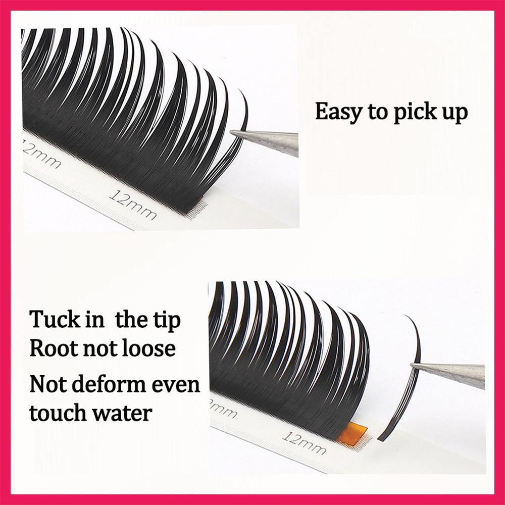 Wet Look Cosplay Eyelash Extension New Fashion Soft Mink False Eyelash Individual Lashes Russian Volume Premade Fans Lashes