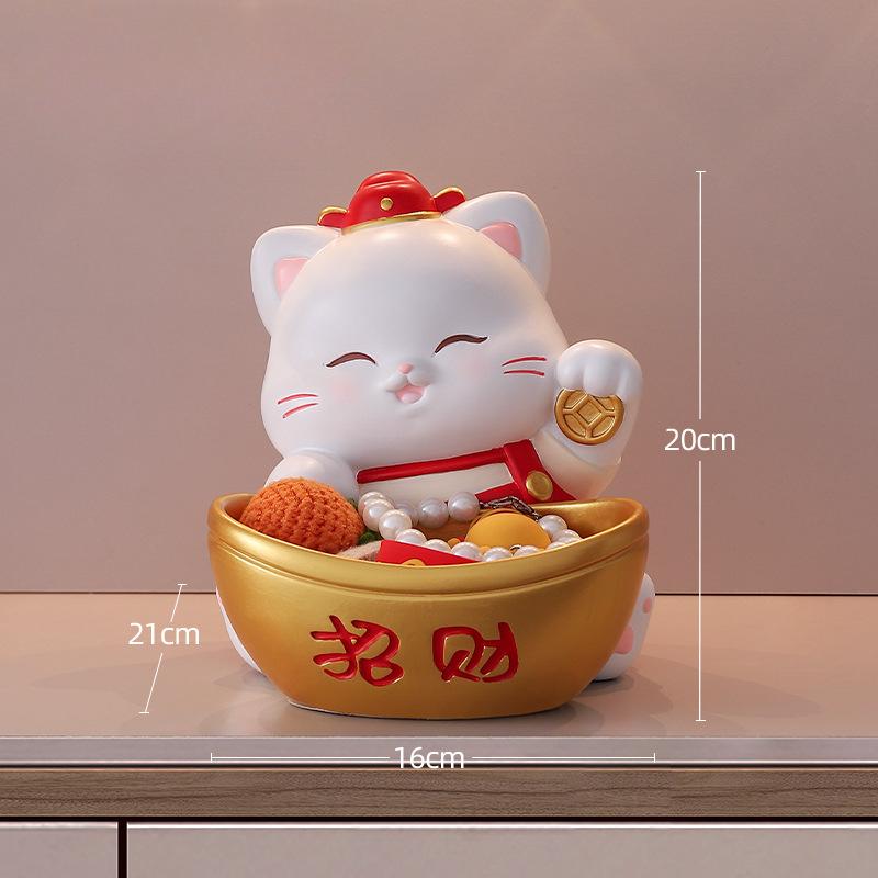 Новый стиль Zhaocai Cat Bafanglai Cai Входной ключ Хранение Украшения Открытие Дома Украшения Подарки