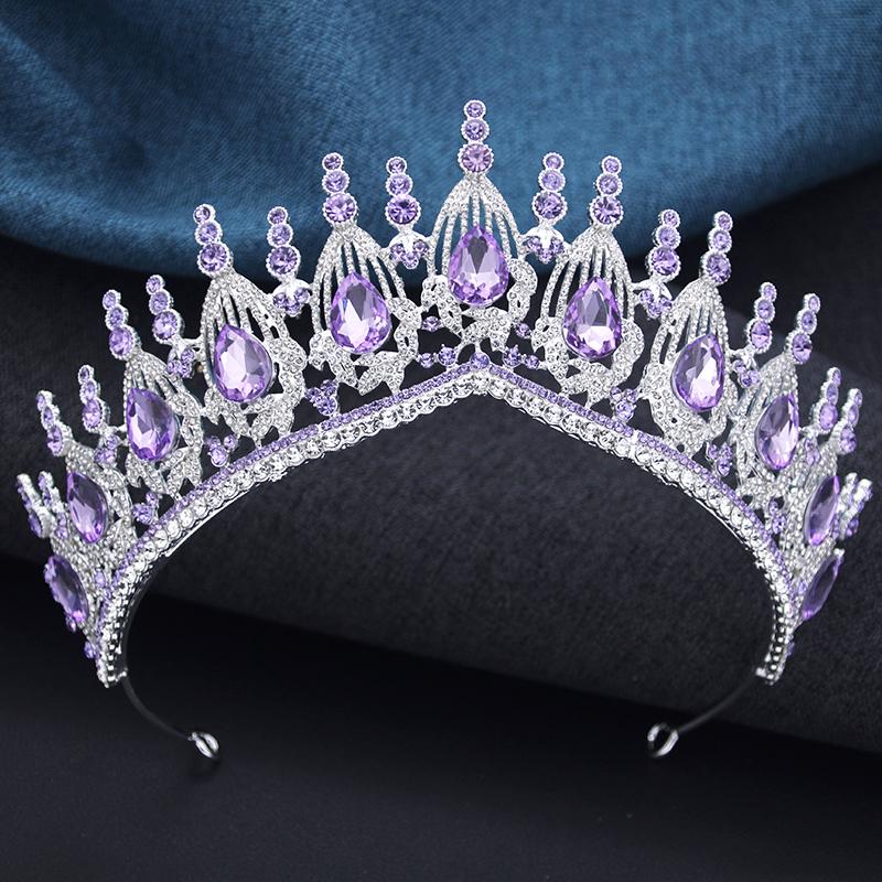 Luxury 13 Color Wedding Crown Princess Queen Tiaras and Crowns for Party Birthday Tiara Hair Jewelry Bridal Dress Accessories