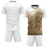 Men’s Short Sleeve Sports Jersey and Shorts Set Breathable -Wicking Quick Dry Athletic Uniform for Team Training DIY Custom Design