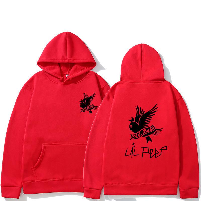 Унисекс худи в уличном стиле Lil Peep