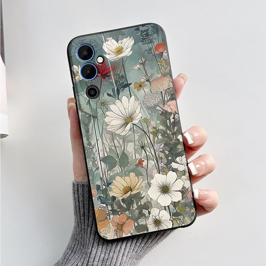 Чехол для Tecno Pova Neo 2 Pova Neo2 LG6n Черный ТПУ Мягкий Силиконовый Чехол для Телефона Для Tecno Pova Neo 2 Coque Защитный Fundas