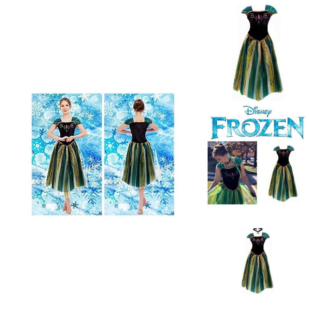 Замороженное Взрослое Платье Принцессы Анны Праздничный Костюм Платье для Выступлений Платье Принцессы Анны