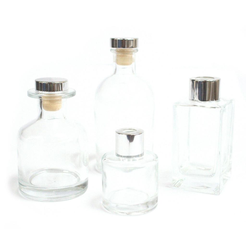 6x 140 ml Round Alchemist Reed Diffuser Bottle – Clear