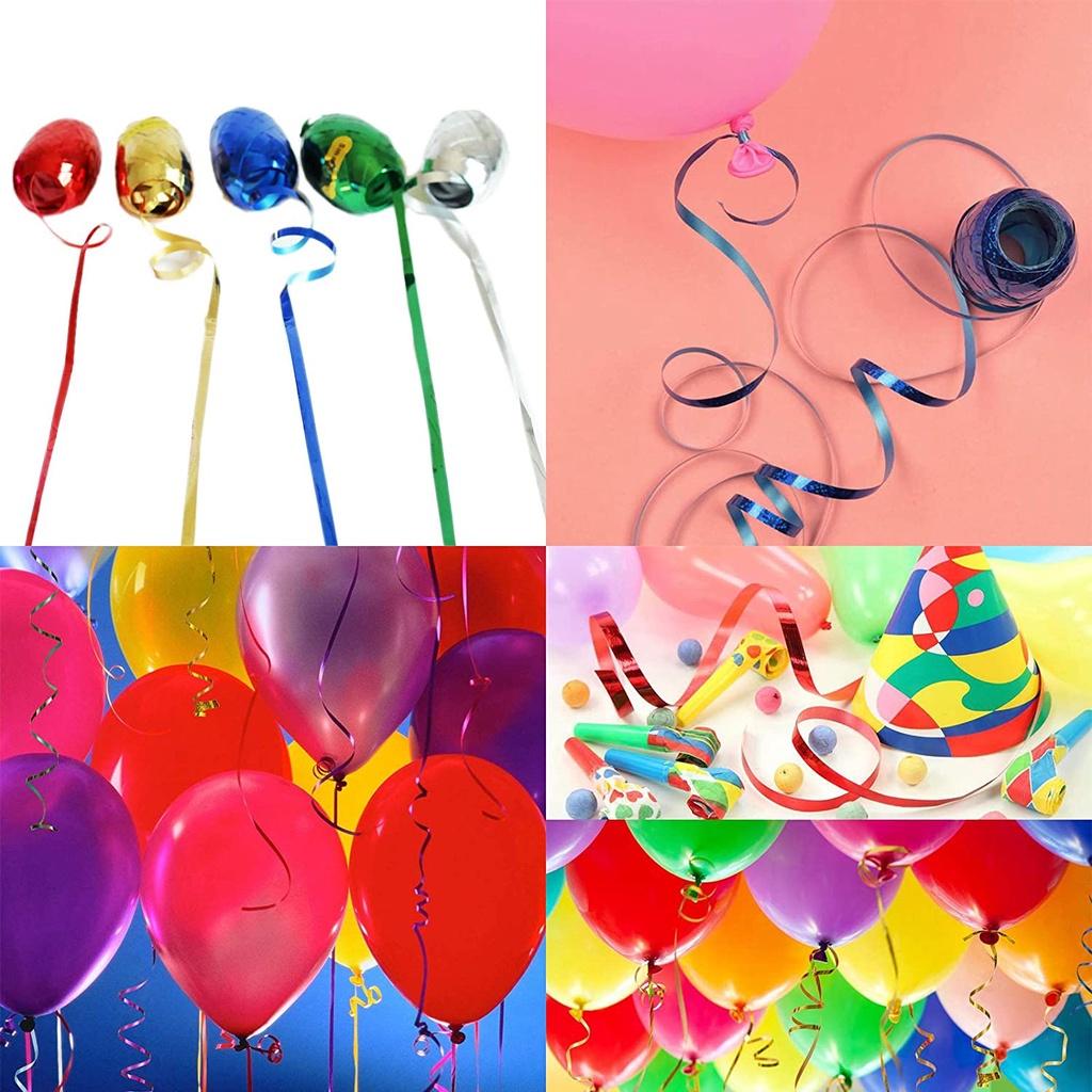 Прочная 5мм лента для воздушных шаров - длина 10м, несколько цветов для украшения вечеринок и рукоделия