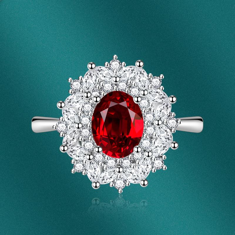 BELLA BOX Opening Resizable Rings For Women Zircon Engagement Party Fine Jewelry Gift