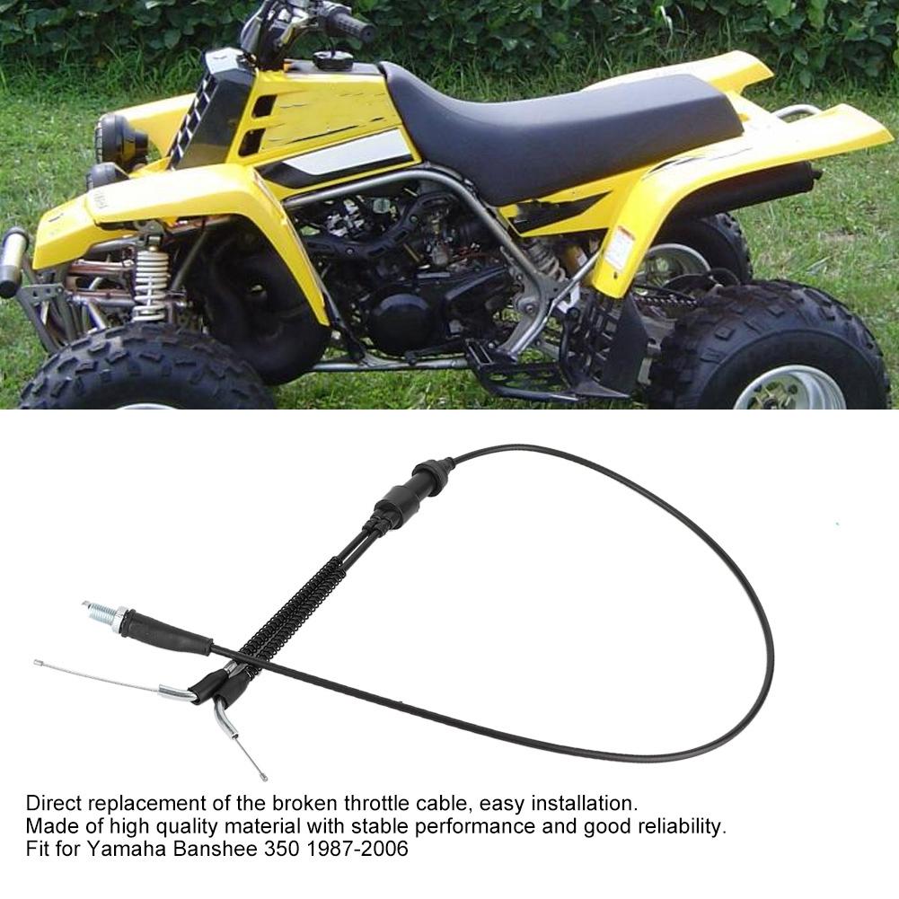 Throttle Cable Line Wire Replacement Accessory Fit for Yamaha Banshee 350 1987 2006