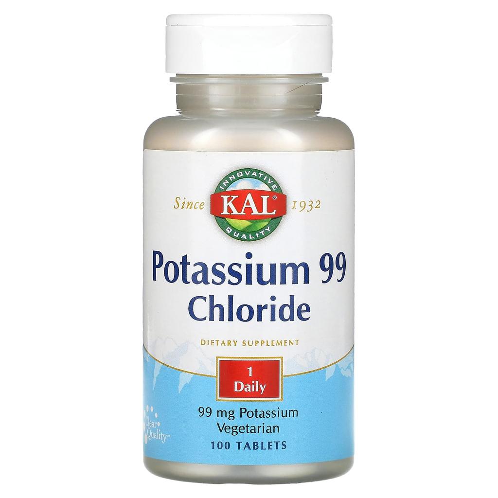 Potassium 99 Chloride, 99 Mg, 100 Tablets