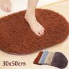 Мягкие водопоглощающие коврики для ванной, напольный коврик для туалета, дверной проем, толстые ковры, нескользящие коврики для ванной комнаты, коврик из пены с эффектом памяти, коврик для ванной, эллиптические коврики