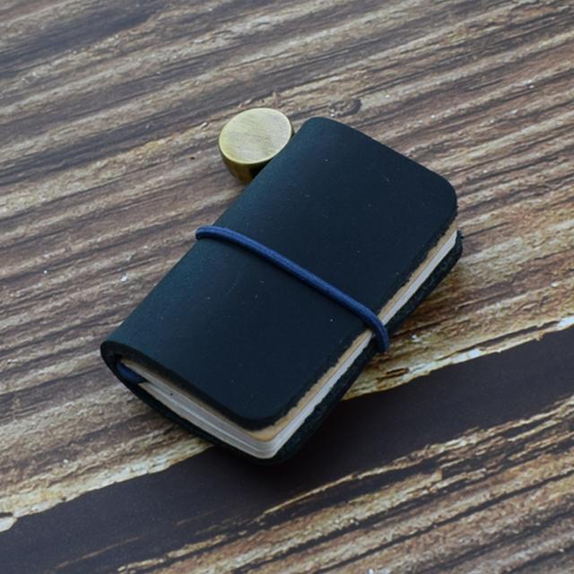 1 шт. крошечный кожаный блокнот карманный блокнот мини винтажный ретро милый кавайный портативный ежедневник органайзер дорожные принадлежности