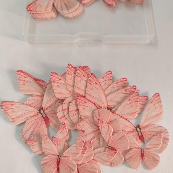 72 шт. съедобные бабочки для украшения торта вафельные бумажные бабочки для тортов кексов десертов на день рождения свадьбы вечеринки принадлежности