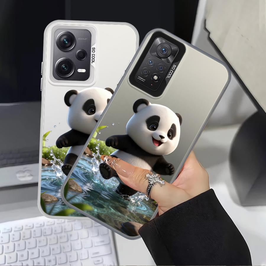 Чехол-бампер 'Пухлый панда' для Xiaomi Poco C50 F4 X3 NFC X5 X3 Pro F3 GT C51