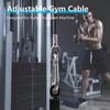 DIY Fitness Machine Replacement Cable Adjustable Pulley Cable Gym Steel Wire Rope  LAT Pull Down