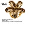 Simple Scarf Clasp Rings for Women, Metal Flower Ring Buckle And Slides, Shirt Delicate Neckline Shape Tool Tightener Ties Clip Silk Scarf,