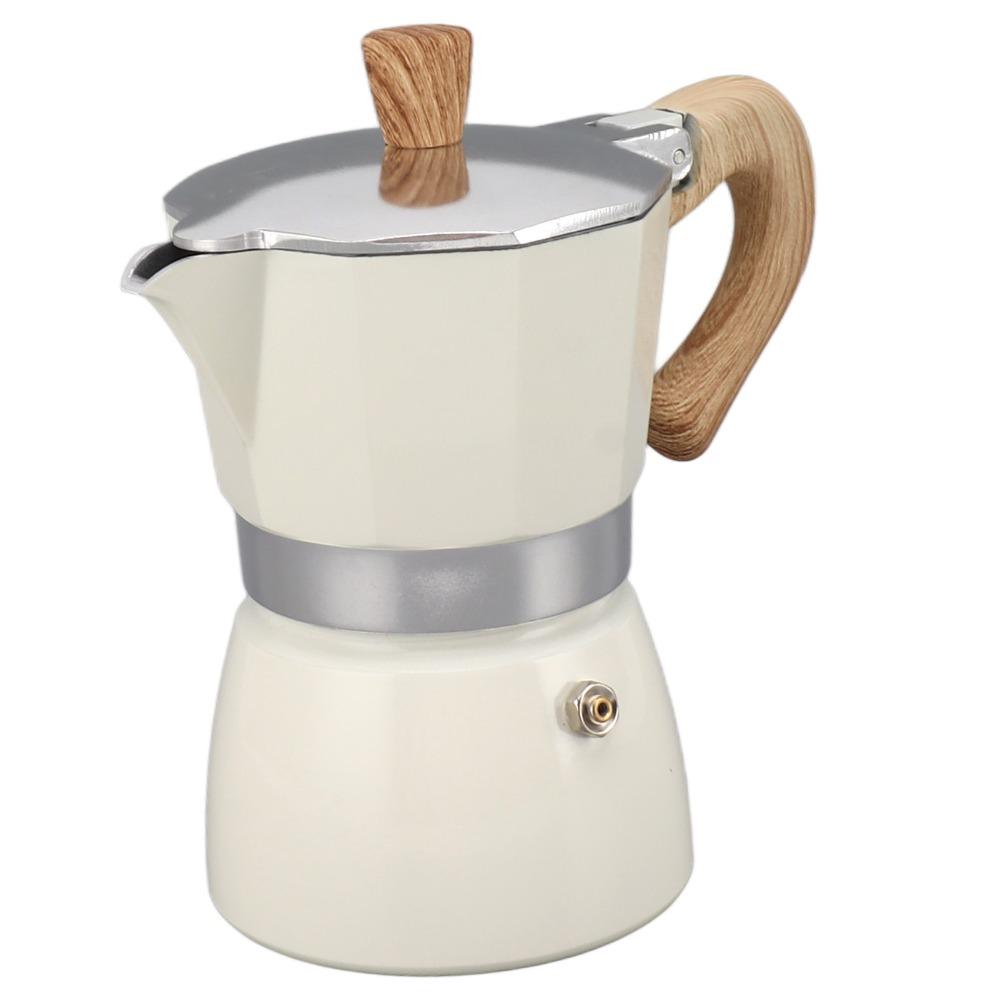 Aluminum Italian Coffee Maker 3 Cup/6 Cup Stovetop Espresso Maker Moka Coffee Pot Home Use