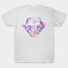 T Shirt Women Sparkly Glittering Colorful Diamond Harajuku Print Kawaii Tshirt Summer Short Sleeve Female T-Shirt Top Tee