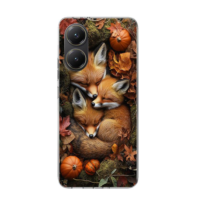 Чехол для телефона с животным лисой для Xiaomi Poco X7 X6 X5 Pro F7 Ultra Redmi 15C 15 13 13C 12 12C 10 10A 10C 9 9A 9C 9T Покрытие Poco X7 X6 X5