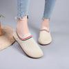 Flying Woven Breathable Women's Single Shoes 2025 Summer New Flat-soled Soft-soled One-pedal Lazy Shoes Fashionable Casual Doudou Shoes