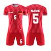 Personalised Shirts Kit Mens Girls With Name Number Custom Football Jerseys For Boys Training Suit