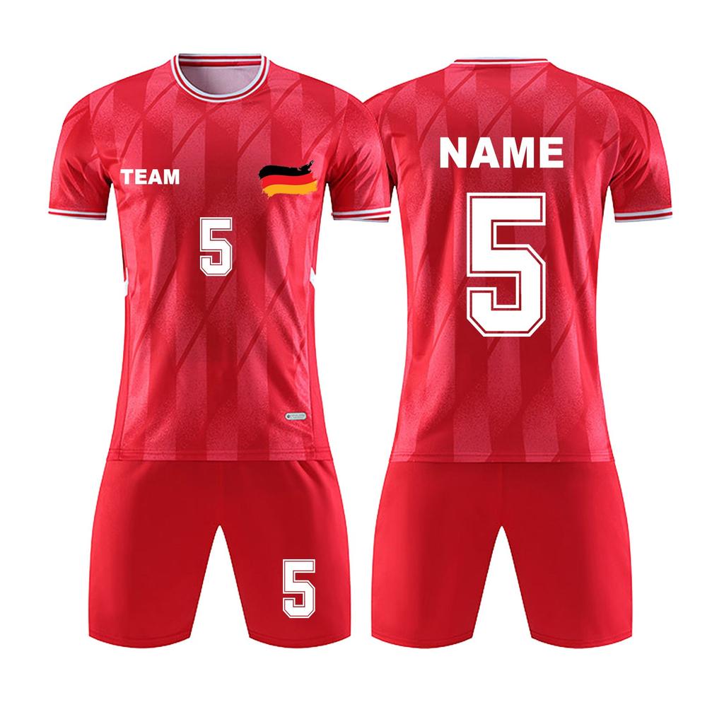 Personalised Shirts Kit Mens Girls With Name Number Custom Football Jerseys For Boys Training Suit