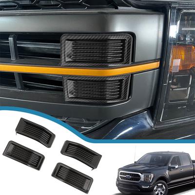 Украшение решетки переднего бампера автомобиля для Ford F150 Premium Edition 2022 2023, сетчатые гоночные решетки Honeycom, внешние