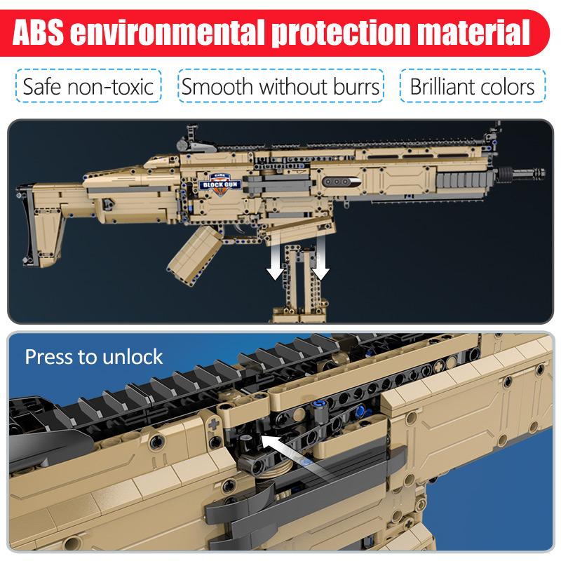 Cada 1:1 SWAT Военное оружие WW2, модели штурмовых винтовок, строительные блоки, городская полиция, техническая совместимость для пистолетов, кирпичей, игрушек