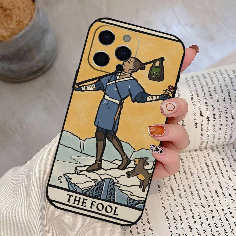 Чехол для телефона Tarot Аватар для iPhone 17, 16, 15, 14, 13, 12, 11 Plus, Pro Max, Другие Мягкий Черный Чехол