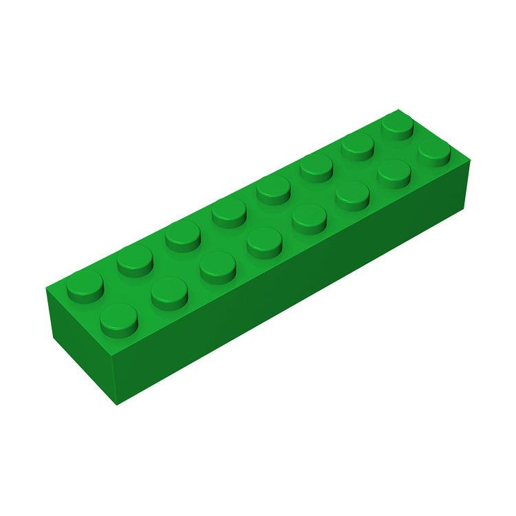 100 шт. Детали MOC 3007 93888 Кирпичик 2 x 8 Совместимые Кирпичики DIY Сборка Строительные Блоки Частицы Детская Головоломка Мозговая Игрушка Подарок