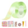 1 комплект 300 см нанометровой ленты с пузырьками и аксессуарами для снятия стресса эластичная двухсторонняя лента для выдувания пузырей игрушка для самостоятельного изготовления поделок