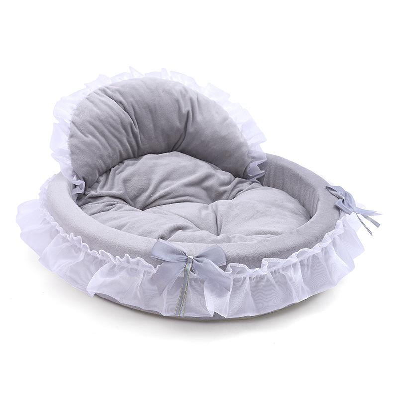 New Cute Princess Bed Pet Nest Cat Supplies Cat Kennel All Seasons Soft and Comfortable Dog Kennel