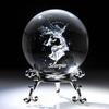 H & D 3D Созвездие Хрустальный Шар Сфера Дисплей Стекло Пресс-папье Волшебный Шар Исцеляющий Хрустальный Шар С Подставкой Для Креативного Подарка На День Рождения