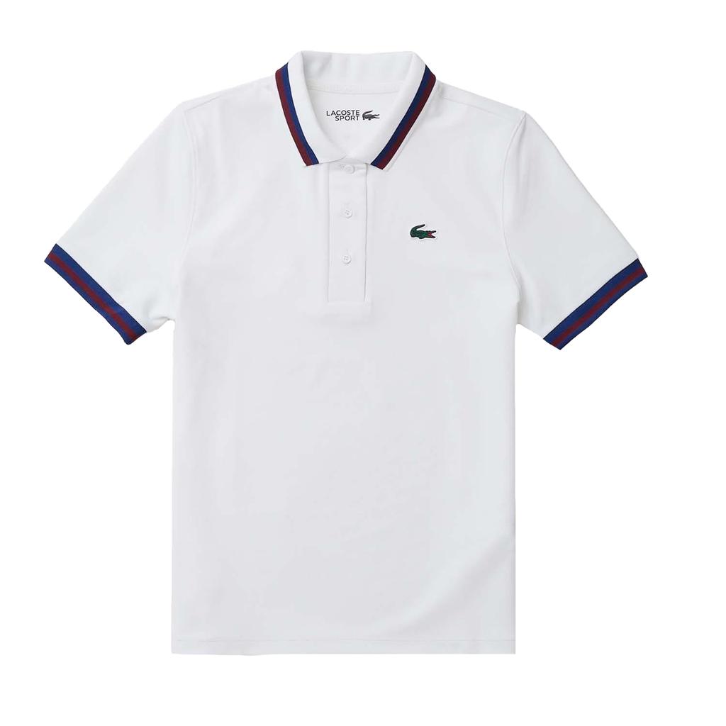 Lacoste Womens/Ladies Stripe Detail UV Protection Tennis Polo Shirt