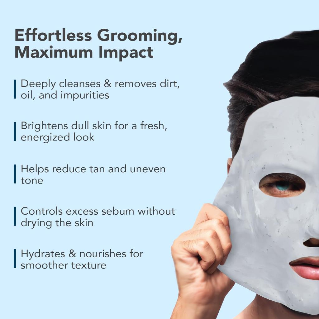 O3+ Alpha Men Bright Groom Набор для лица 54 г Упаковка 1 шт. для увлажненной, сияющей, гладкой кожи