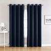 Grommet Blackout Curtains for Bedroom and Living Room - 1 Panel Thermal Insulated Room Darkening Curtains