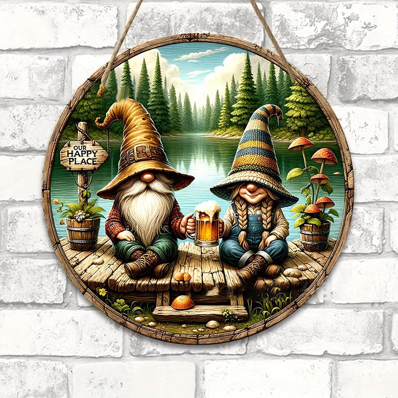 Рождественская тема настенное украшение подходит для домашнего офиса и праздника 2D деревянная подвеска