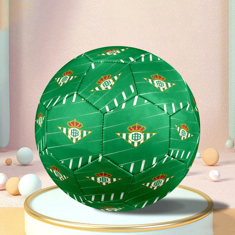 Football Betis Crest Design Size 5 Soccer Balls, Anti-Slip, Protective Football, Outdoor Sport, a Unique Gift Suitable for him/her, Birthdays