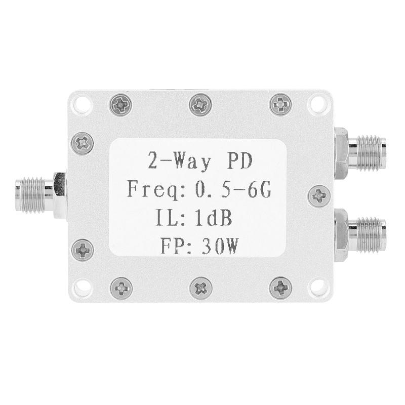 0.5-6GHz 30W RF Power Splitter 2-Way Power Divider Signal Power Splitter Module