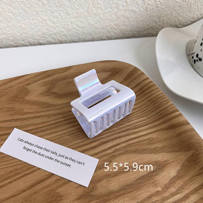 1pcs Korean Coffee Large Hair Claws Acrylic Hairpins Barrette Crab Hair Clips Headwear for Women Girls Braiders Hair Accessories