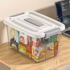 Plastic Plastic Box Transparent Black Clothing Storage Bin Practical Organizing Box  Clothing