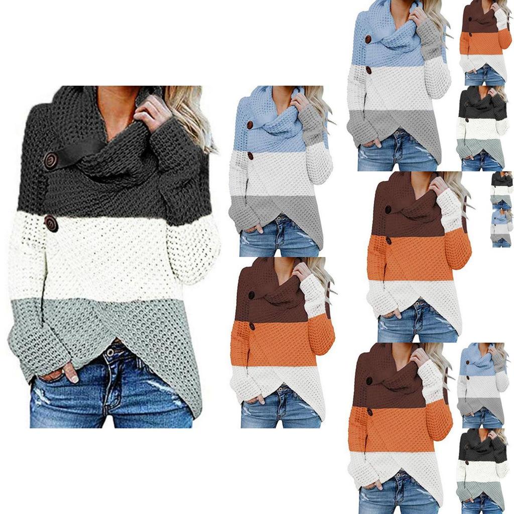 Contemporary Women Long Sleeve Casual Knitted Sweater Jumper For Street Style Vibes